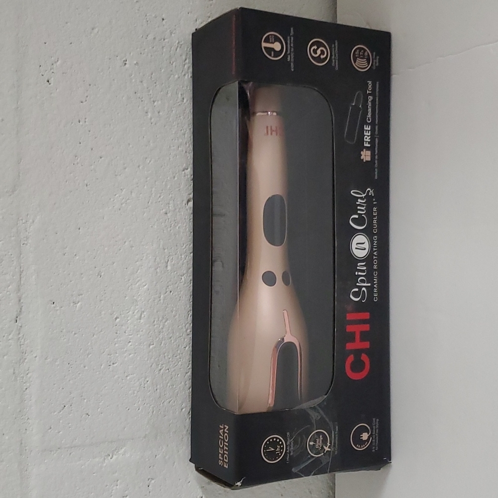 CHI Spin N Curl 1" Rotating Curling Iron - Rose Gold